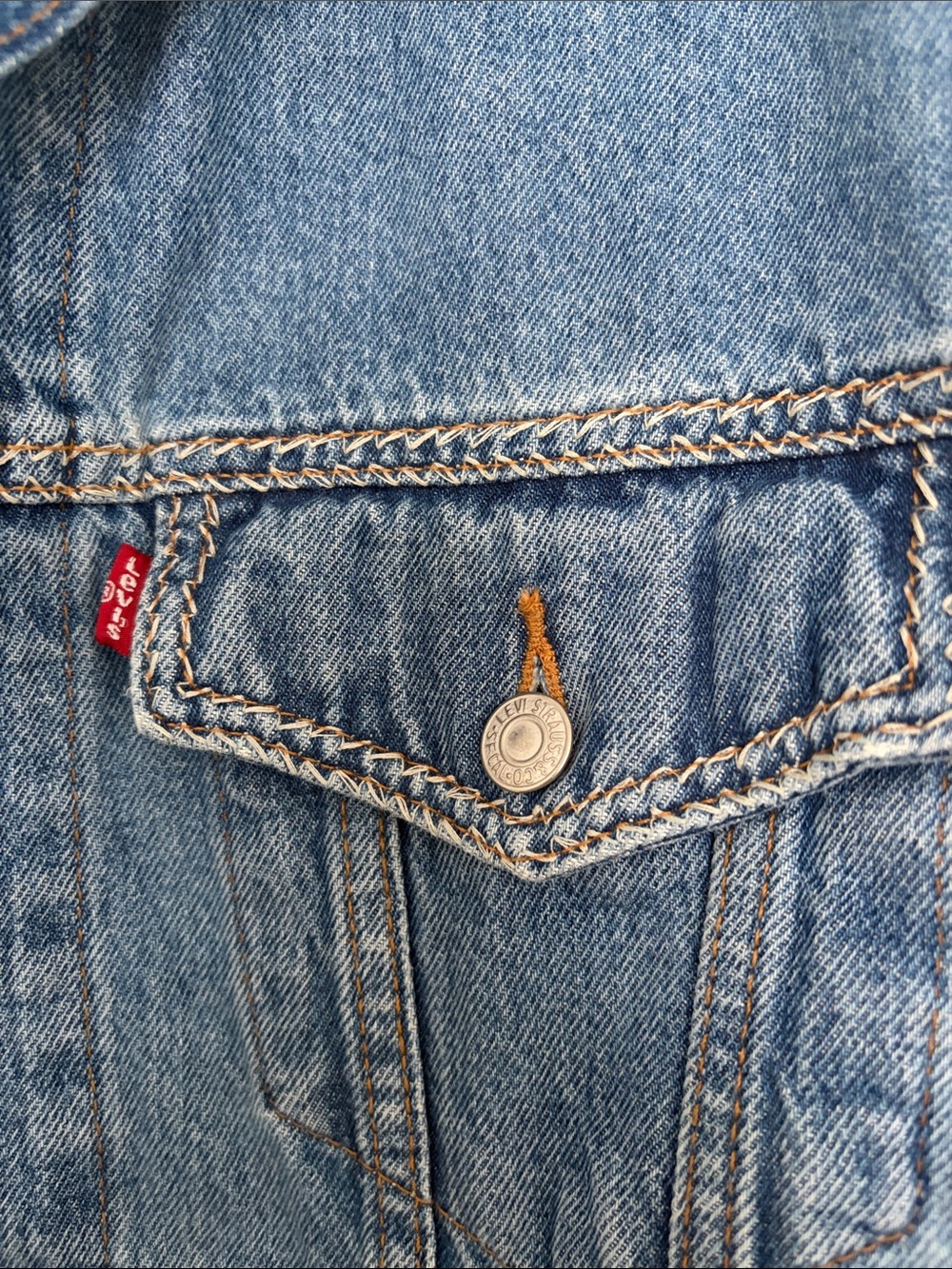 Levi's Medium wash Blue Denim Jean Jacket NWT - Picture 5 of 8